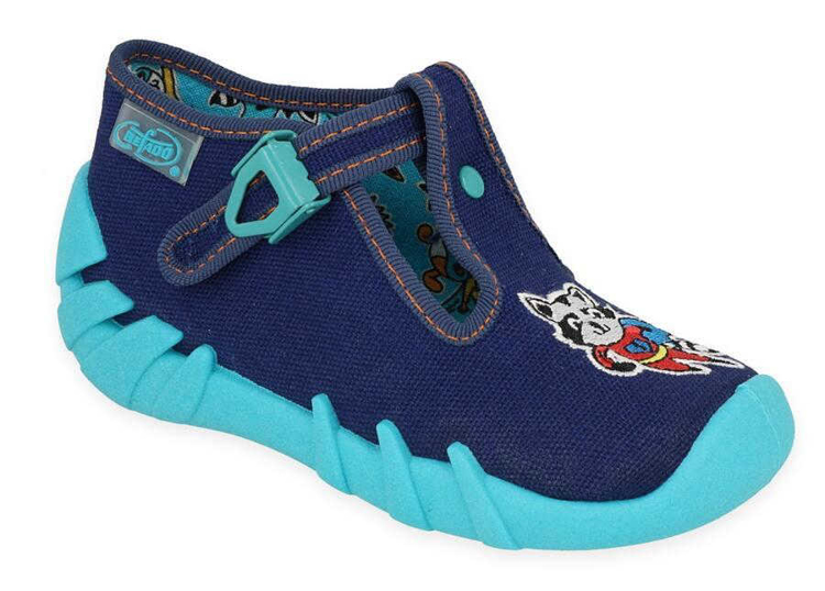 Obrázek z BEFADO 110P440 chlapecké bačkorky modré HERO 