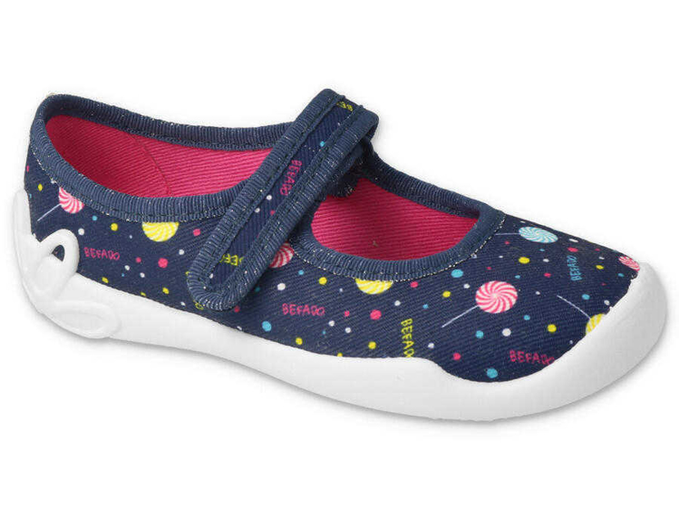 Obrázek z BEFADO 114Y508 dívčí balerínky tmavě modré 