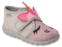 BEFADO 465P110 dívčí bačkorky SZ jednorožec