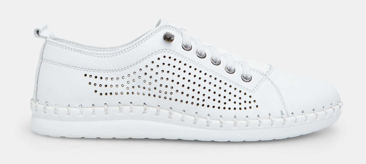 Obrázek z Wild 646019 White Dámské celokožené boty 