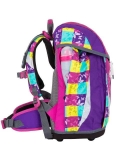 Obrázek z Bagmaster POLO 7 A školní batoh / aktovka - barevný motýl růžová 21 l 