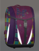 Obrázek z Bagmaster POLO 7 A školní batoh / aktovka - barevný motýl růžová 21 l 