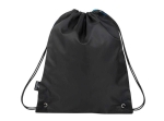Obrázek z Bagmaster SÁČEK GALAXY 9 C školní na přezůvky / tělocvik - ryba s glitry Modrá 1.2 l 