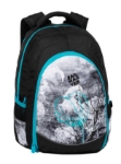 Obrázek z Bagmaster DIGITAL 20 B studentský batoh - modrý s květinami Modrá 34 l 