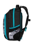Obrázek z Bagmaster DIGITAL 20 B studentský batoh - modrý s květinami Modrá 34 l 