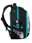 Obrázek z Bagmaster DIGITAL 20 B studentský batoh - modrý s květinami Modrá 34 l 