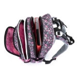 Obrázek z Bagmaster ALFA 21 A školní tříkomorový batoh - pes Růžová 18 l 