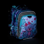 Obrázek z Bagmaster LUMI 21 C školní batoh - medvídek Růžová 18 l 