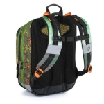 Obrázek z Bagmaster ALFA 21 C školní batoh - dinosaur zelená 23 l 