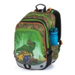Obrázek z Bagmaster ALFA 21 C školní batoh - dinosaur zelená 23 l 