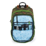 Obrázek z Bagmaster ALFA 21 C školní batoh - dinosaur zelená 23 l 