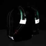 Obrázek z Bagmaster ALFA 21 C školní batoh - dinosaur zelená 23 l 