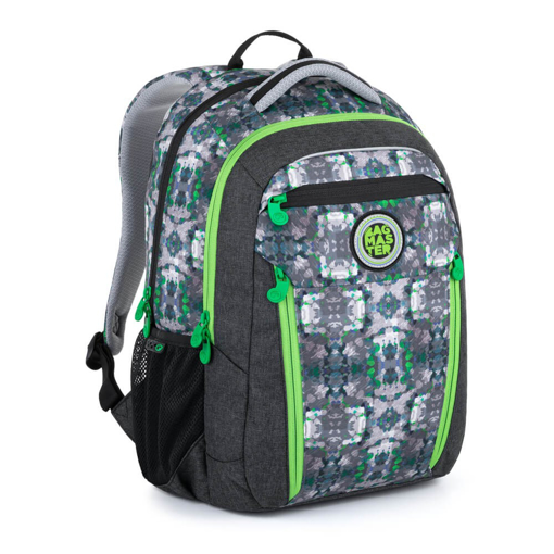 Obrázek z Bagmaster BOSTON 21 B školní batoh - zelený zelená 29 l 