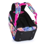 Obrázek z Bagmaster LUMI 21 A školní batoh - barevné květiny Růžová 18 l 