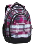 Obrázek z Bagmaster ENERGY 18 A studentský batoh - růžovo bílý Růžová 40 l 
