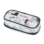 Obrázek z Bagmaster CASE SUPERNOVA 21 A Studentský penál PINK/WHITE/TURQUOISE Bílá 