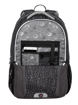 Obrázek z Bagmaster BOSTON 20 A školní batoh - šedý s jemným vzorem černá 29 l 