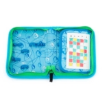 Obrázek z Bagmaster ALFA 21 B velký školní set pro prvňáčky - kostičky Modrá 18 l 