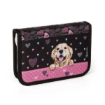 Obrázek z Bagmaster ALFA 21 A malý školní set pro prvňáčky - pes Růžová 18 l 