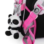 Obrázek z Bagmaster BETA 22 B školní batoh - panda růžová 23 l 