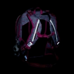 Obrázek z Bagmaster BETA 22 B školní batoh - panda růžová 23 l 