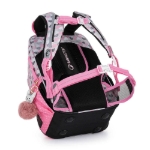 Obrázek z Bagmaster LUMI 22 A školní batoh - bílá kočka s mašlí Růžová 18 l 