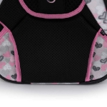 Obrázek z Bagmaster LUMI 22 A školní batoh - bílá kočka s mašlí Růžová 18 l 