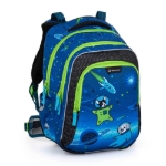Obrázek z Bagmaster LUMI 22 D školní batoh - psi kosmonauti Modrá 18 l 