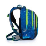 Obrázek z Bagmaster LUMI 22 D školní batoh - psi kosmonauti Modrá 18 l 