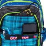 Obrázek z Bagmaster LUMI 22 D školní batoh - psi kosmonauti Modrá 18 l 
