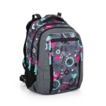 Obrázek z Bagmaster PORTO 22 A školní batoh - Memphis Šedá 23 l 