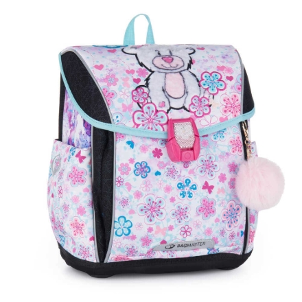 Obrázek Bagmaster PRIM 22 A školní aktovka - medvídek Růžová 20 l
