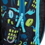 Obrázek z Bagmaster VEGA 22 B školní batoh - dinosauři Modrá 18 l 