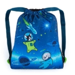 Obrázek z Bagmaster SÁČEK LUMI 22 D školní na přezůvky / tělocvik - psi kosmonauti Modrá 1,5 l 
