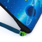 Obrázek z Bagmaster SÁČEK LUMI 22 D školní na přezůvky / tělocvik - psi kosmonauti Modrá 1,5 l 