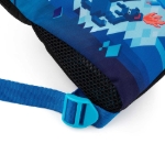 Obrázek z Bagmaster SÁČEK PRIM 22 D školní na přezůvky / tělocvik - kostičkový svět modrá 1.2 l 