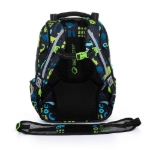 Obrázek z Bagmaster VEGA 22 B malý školní set pro prvňáčky - dinosauři modrá 22 l 
