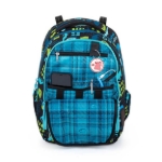 Obrázek z Bagmaster VEGA 22 B malý školní set pro prvňáčky - dinosauři modrá 22 l 
