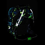 Obrázek z Bagmaster VEGA 22 B malý školní set pro prvňáčky - dinosauři modrá 22 l 