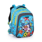 Obrázek z Bagmaster LUMI 22 B velký školní set pro prvňáčky - pejsek Britto Vícebarevná 23 l 