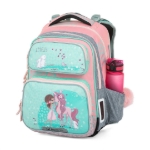 Obrázek z Bagmaster DOPI 23 B školní batoh - Jednorožec a králíčci Růžová 18 l 