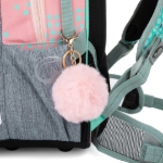 Obrázek z Bagmaster DOPI 23 B školní batoh - Jednorožec a králíčci Růžová 18 l 