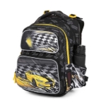 Obrázek z Bagmaster DOPI 23 C školní batoh - žluté auto žlutá 22 l 