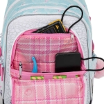 Obrázek z Bagmaster LUMI 23 B školní batoh - květinová víla Modrá 23 l 