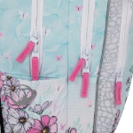 Obrázek z Bagmaster LUMI 23 B školní batoh - květinová víla Modrá 23 l 