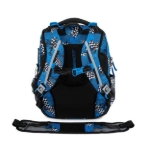 Obrázek z Bagmaster LUMI 23 D školní batoh - modré auto Modrá 18 l 