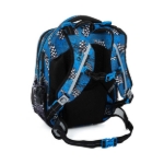 Obrázek z Bagmaster LUMI 23 D školní batoh - modré auto Modrá 18 l 