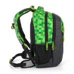 Obrázek z Bagmaster PORTO 23 B školní batoh - kostičky Zelená 23 l 