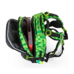 Obrázek z Bagmaster PORTO 23 B školní batoh - kostičky Zelená 23 l 