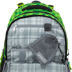 Obrázek z Bagmaster PORTO 23 B školní batoh - kostičky zelená 29 l 